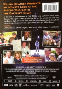 Captains DVD Back