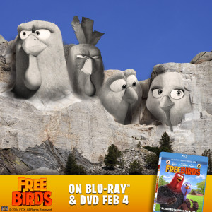 Mt. Rushmore, featuring Jake (voice of Woody Harrelson), Ranger (voice of Jimmy Hayward), Reggie (voice of Owen Wilson) and Jenny (voice of Amy Poehler)