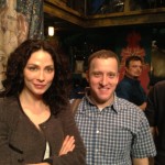 Syfy Digital Press Tour 2012 - Me and Joanne Kelly
