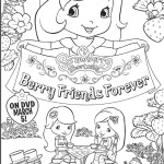 STRAWBERRY SHORTCAKE: BERRY FRIENDS FOREVER Coloring Page Activity