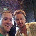 Me with Aaron Paul