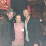 Me with Lucas Bryant and Adam Copeland of Haven