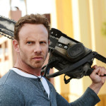 SHARKNADO 3: OH HELL NO!  -- Pictured: Ian Ziering as Fin Shepard -- (Photo by: Gene Page/Syfy)