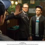 KSS_JB_D25_02636 - Harry (Colin Firth), an impeccably suave spy, helps Eggsy (Taron Egerton) turn his life around by trying out for a position with Kingsman, a top-secret independent intelligence organization.
