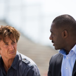 (Left to right) Sean Penn as Jim Terrier and Idris Elba as Barnes in THE GUNMAN.