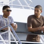 EMPIRE: Brothers Jamal (Jussie Smollett, R) and Hakeem (Bryshere Gray, L) share a moment in the premiere episode of EMPIRE airing Wednesday, Jan. 7 (9:00-10:00 PM ET/PT) on FOX. ©2014 Fox Broadcasting Co. CR: Chuck Hodes/FOX