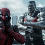 Deadpool (Ryan Reynolds) reacts to Colossus’ (voiced by Stefan Kapicic) threats.