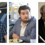 ME, MYSELF & I stars Bobby Moynihan (center) in a comedy about the defining moments in one man's life over three distinct periods -- as 14-year-old Alex in 1991 (Jack Dylan Grazer, left), Alex at age 40 in present day (Moynihan) and Alex at age 65 in 2042 (John Larroquette). This fall, ME, MYSELF & I will be broadcast Mondays (9:30-10:00 PM, ET/PT).  After football ends, as of Oct. 30 ME, MYSELF & I will shift to (9:00-9:30 PM, ET/PT), on the CBS Television Network. Photo: Neil Jacobs-Robert Voets/CBS ÃÂ©2017 CBS Broadcasting, Inc. All Rights Reserved