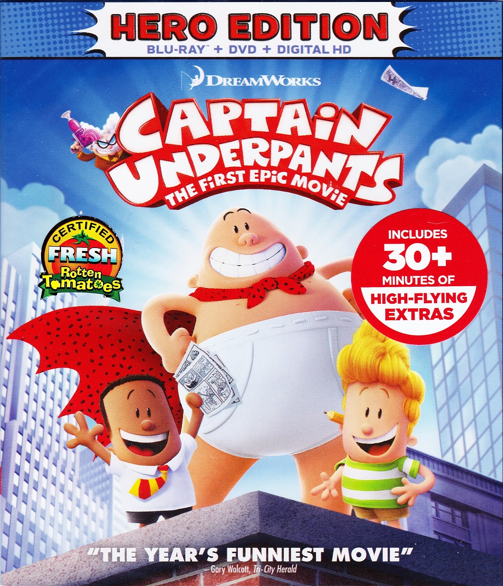 Blu Ray Review Captain Underpants The First Epic Movie Nor