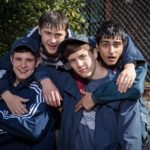 Craggy (SHAUN THOMAS), Ralph (SAMUEL BOTTOMLEY), Young Liam (OSCAR KENNEDY), Addy (AQIB KHAN) - (C) BBC - Photographer: TBC