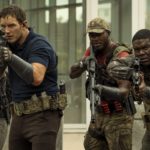 CHRIS PRATT, EDWIN HODGE, and SAM RICHARDSON stars in THE TOMORROW WAR - Image courtesy of Amazon Studios