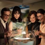 Toby Truslove as Samuel Birnside, Geraldine Hakewill as Peregrine Fisher, Catherine McClements as Birdie Birnside, Louisa Mignone as Violetta Fellini - Ms Fisher's Modern Murder Mysteries_Season 2 - Photo Credit: Jackson Finter/AcornTV-RS