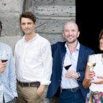 Matthew Rhys, Matthew Goode, Joe Fattorini, Amelia Singer-The Wine Show_Season 1-Photo Credit: Susan Wright/AcornTV