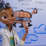 Kendra Wilson (voiced by Yara Shahidi) in PAW PATROL: THE MOVIE from Paramount Pictures. Photo Credit: Courtesy of Spin Master.