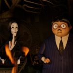 Charlize Theron as the voice of Morticia Addams (left) and Oscar Isaac as the voice of Gomez Addams (right) in THE ADDAMS FAMILY 2, directed by Greg Tiernan and Conrad Vernon, a Metro Goldwyn Mayer Pictures film.   Credit: Metro Goldwyn Mayer Pictures   © 2021 Metro-Goldwyn-Mayer Pictures Inc.  All Rights Reserved.