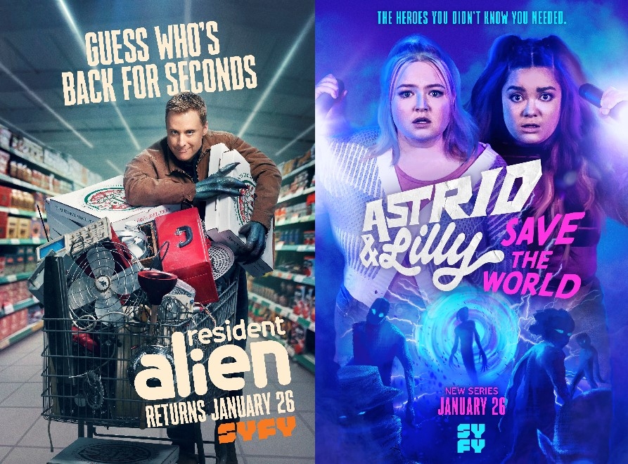 Syfy Sets January 26 For Season Two Launch Of Resident Alien And Series Premiere Of Astrid 1115