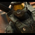 Pablo Schreiber as Master Chief, Halo Season 1, streaming on Paramount+ 2022. Photo credit: Paramount+