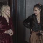 Conversations with Friends -- “Episode 11” - Episode 111 -- Frances sees a consultant and is given a diagnosis that distresses her. This news, combined with an upsetting revelation from Nick and an unexpected argument with Bobbi, causes Frances’ life to spiral out of control. Melissa (Jemima Kirke) and Bobbi (Sasha Lane), shown. (Photo by: Enda Bowe/Hulu)