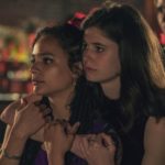 Conversations with Friends -- “Episode 12” - Episode 112 -- Frances faces up to the consequences of her actions and attempts to repair her relationship with Bobbi. She also finds a fragile understanding with her parents. But as she strives to take control of her life, the question of her and Nick remains. Bobbi (Sasha Lane) and Frances (Alison Oliver), shown. (Photo by: Enda Bowe/Hulu)