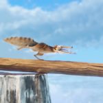 (L-R): Scrat (voiced by Chris Wedge) and Baby Scrat (voiced by Karl Wahlgren) in 20th Century Studios' ICE AGE: SCRAT TALES, exclusively on Disney+. Photo courtesy of Blue Sky Studios. © 2022 20th Century Studios. All Rights Reserved.
