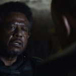 (L-R): Saw Gerrera (Forest Whitaker) and Luthen Rael (Stellan Skarsgard) in Lucasfilm's ANDOR, exclusively on Disney+. ©2022 Lucasfilm Ltd. & TM. All Rights Reserved.