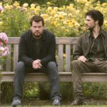 L-R - James Corden (Jamie Buckingham), Colin Morgan (Jeff Wilson)