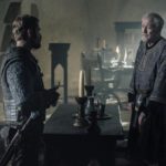  (L-R) Ben Foster as Jan Žižka and Michael Caine as Lord Boresh in the action film, MEDIEVAL, The Avenue release. Photo courtesy of The Avenue.