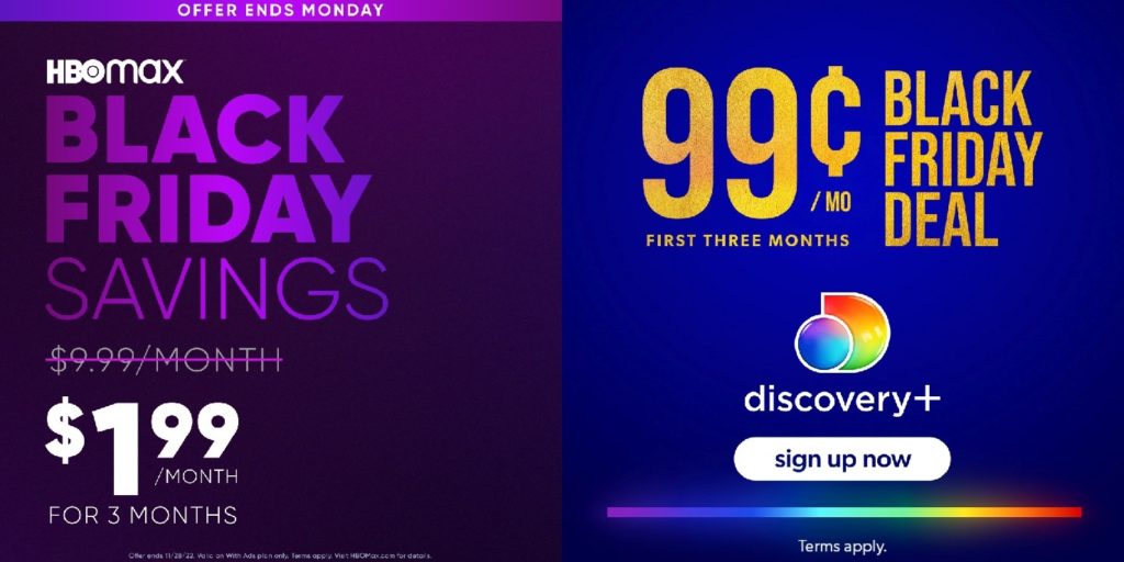 Max Black Friday Promo- (Formerly HBO MAX) 