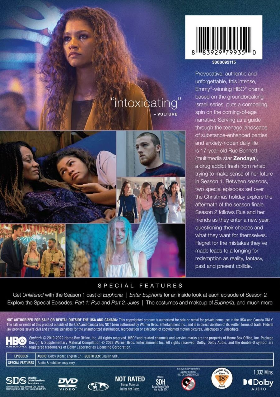 DVD Review: EUPHORIA: SEASONS 1 & 2 - No(R)eruns.net