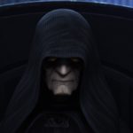 Emperor Palpatine in a scene from STAR WARS: THE BAD BATCH, season 2 exclusively on Disney+. © 2022 Lucasfilm Ltd. & ™. All Rights Reserved.