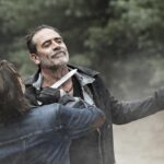 Lauren Cohan as Maggie Rhee, Jeffrey Dean Morgan as Negan - The Walking Dead: Dead City _ Season 1 - Photo Credit: Peter Kramer/AMC