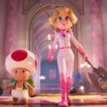 (from left) Toad (Keegan-Michael Key) and Princess Peach (Anya Taylor-Joy) in Nintendo and Illumination’s The Super Mario Bros. Movie, directed by Aaron Horvath and Michael Jelenic.