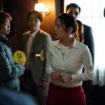 Jeon Jong-Seo as Park Joo Young in Bargain, episode 1, season 1, streaming on Paramount+ 2023. Photo Credit: TVING Co/Paramount+