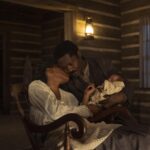 Lauren E. Banks as Jennie Reeves and David Oyelewo as Bass Reeves in Lawmen: Bass Reeves streaming on Paramount+, 2023. Photo Credit: Emerson Miller/Paramount+