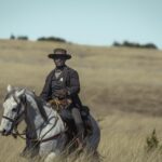 David Oyelewo as Bass Reeves in Lawmen: Bass Reeves streaming on Paramount+, 2023. Photo Credit: Emerson Miller/Paramount+