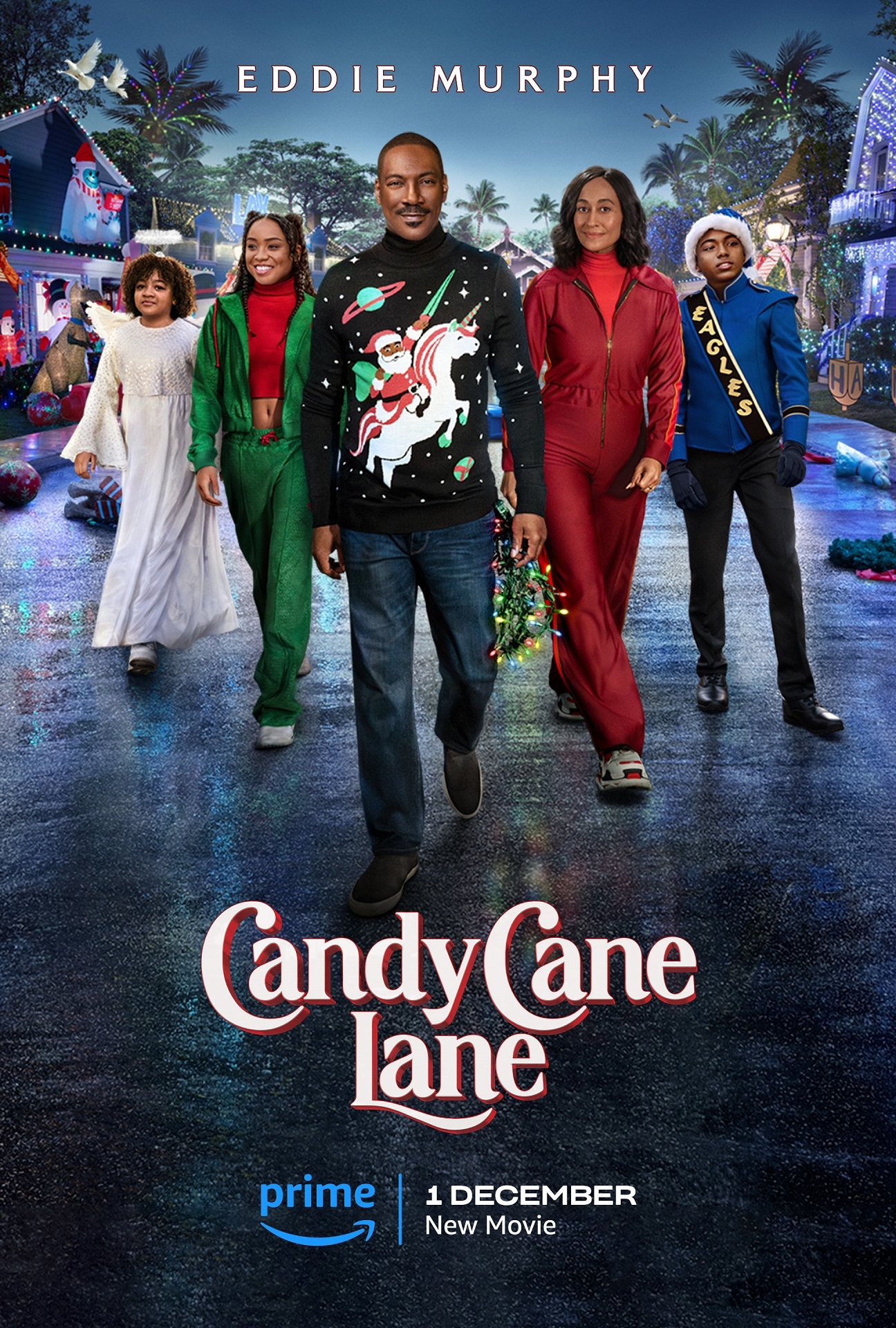 Prime Video Releases Official Trailer & Poster for CANDY CANE LANE