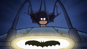 © Warner Bros. Entertainment Inc. MERRY LITTLE BATMAN and all related characters and elements are trademarks of and © DC.  All rights reserved.