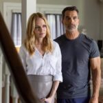 (L-R) Heather Graham as “Elizabeth Derby” and Johnathon Schaech as “Edward Derby” in Joe Lynch’s SUITABLE FLESH.  Photo courtesy of AMP and Eyevox. An RLJE Films and Shudder release.