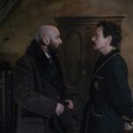 L-R Johnny Harris as Osip and Ewan McGregor as Count Rostov in A Gentleman in Moscow episode 2, streaming on Paramount+ 2024. Photo Credit: Ben Blackall/Paramount+ With Showtime
