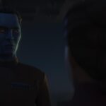 (L-R): Thrawn and Morgan Elsbeth in a scene from 