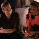 Jason Segel and Jessica Williams star in “Shrinking” season two, premiering October 16, 2024 on Apple TV+.