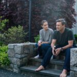 Amanda Peet and Jon Hamm in “Your Friends & Neighbors,” premiering April 11, 2025 on Apple TV+.