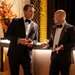 Jon Hamm and Hoon Lee in “Your Friends & Neighbors,” premiering April 11, 2025 on Apple TV+.