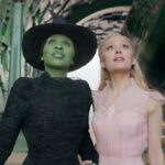 L to R: Cynthia Erivo is Elphaba and Ariana Granda is Glinda in WICKED, directed by Jon M. Chu