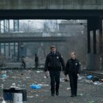 LONG BRIGHT RIVER -- 'These Girls' Episode 101 -- Pictured: (l-r) Dash Mihok as Lafferty, Amanda Seyfried as Mickey — (Photo by: David Holloway/PEACOCK)