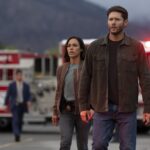 Amber Oliveras (Jessica Camacho) and Mark Meachum (Jensen Ackles) in COUNTDOWN Photo: ELIZABETH MORRIS © AMAZON CONTENT SERVICES LLC