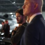Mark Meachum (Jensen Ackles) and Nathan Blythe (Eric Dane) in COUNTDOWN Photo: ELIZABETH MORRIS © AMAZON CONTENT SERVICES LLC