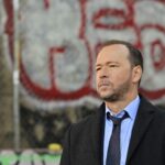 BOSTON BLUE (Fridays, 10:00-11:00 PM) stars Donnie Wahlberg as he reprises his role as NYPD Officer Danny Reagan in a universe expansion of the long running top drama BLUE BLOODS. In the new drama, Reagan takes a position with Boston PD. Once in Boston, he is paired with Detective Lena Silvers (Sonequa Martin-Green), the eldest daughter of a prominent law enforcement family.  Pictured: Donnie Wahlberg as Danny Reagan on BLUE BLOODS. Photo by John Paul Filo. ©2021 CBS Broadcasting Inc. All Rights Reserved.