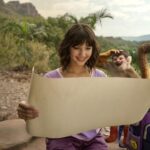 Pictured: L-R: DORA (Samantha Lorraine) and BOOTS (voiced by Gabriel “Fluffy” Iglesias) in the movie DORA AND THE SEARCH FOR SOL DORADO on NICKELODEON and streaming on PARAMOUNT+. Photo Credit: Pablo Arellano Spataro/Nickelodeon/Paramount+ ©2024, Paramount Global. All Rights Reserved