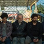 90 MINUTES -- “Once a Navajo, Always a Navaja” Episode 110 -- Pictured: (l-r) Teresa Ruiz as Alma, Diego Guzmán as Dany, Alvaro Guerrero as Don Gil, José Maria De Tavira as Veneno, Mario Alberto Monroy as Gama -- (Photo by: Jose Maria Guisiñer/Telemundo)